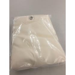 DS Bath Silhouette Flower Shower Curtain 72 W x 78 H