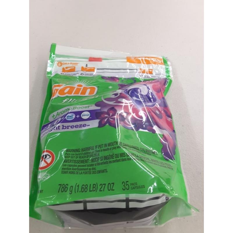 Gain Flings Moonlight Breeze Laundry Detergent Pacs Capsules