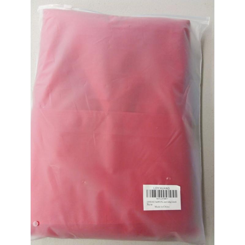 LoyHuang 8 Pack Plain Bib Aprons Color Red