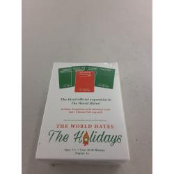 The World Hates the Holidays- the Adult Card Game with 80 Green Answer Cards, 30 Red Question Cards