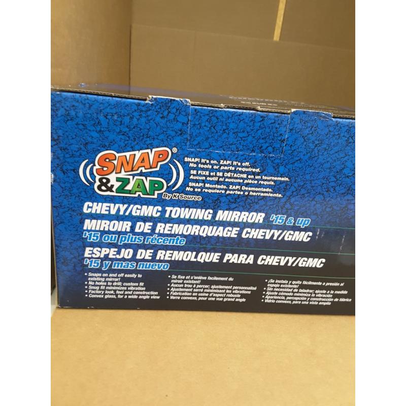 K-Source Model 582-80920 Snap-On Towing Mirrors