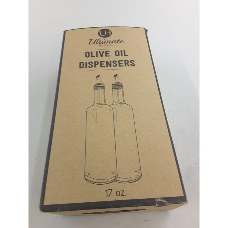 Olive Oil Dispenser Bottle, 2 Pack of 17 Ounces