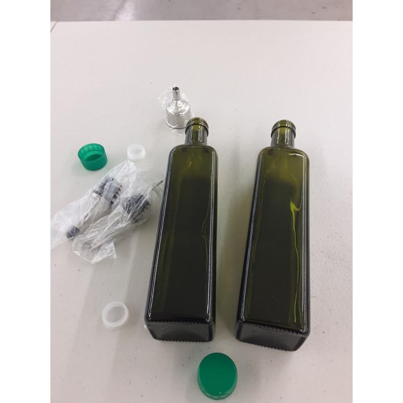 Olive Oil Dispenser Bottle, 2 Pack of 17 Ounces