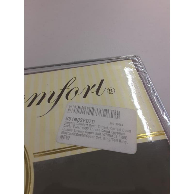 Elegant Comfort 1500 Thread Count Duvet Cover King/Cal King, Mocha color