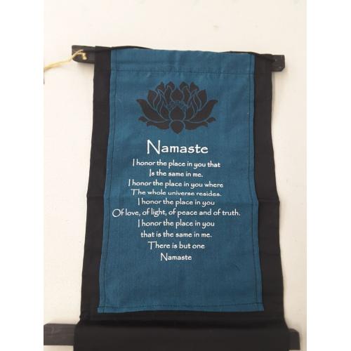 Kheops International Namaste Scroll Flag