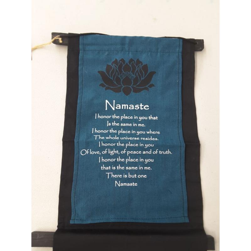 Kheops International Namaste Scroll Flag
