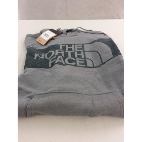 The North Face Men's Edge to Edge Pullover Hoodie Medium, Heather Grey/Asphalt, Cotton