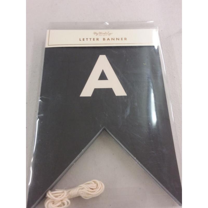 Letter Banner - 60 Pieces