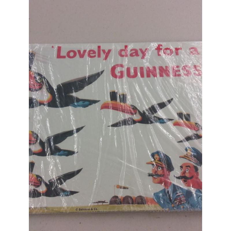 Lovely Day for Guinness Toucans Metal Sign