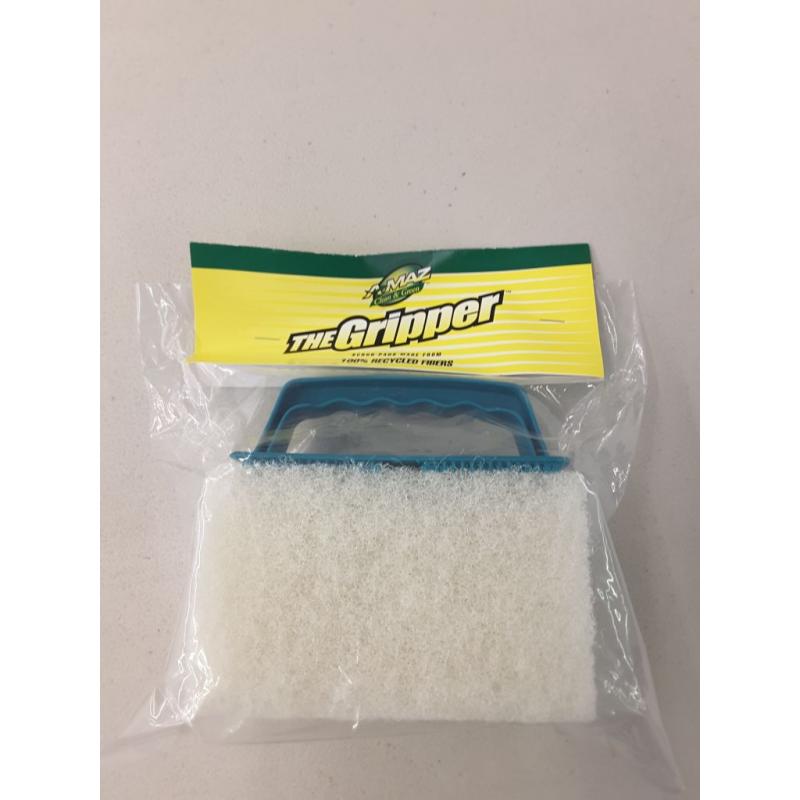 A-MAZ The Gripper Handle + 3 Scrub Pads
