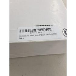 Christmas Lights Inc., Net Light With Brown Wire, 150 Clear Lights