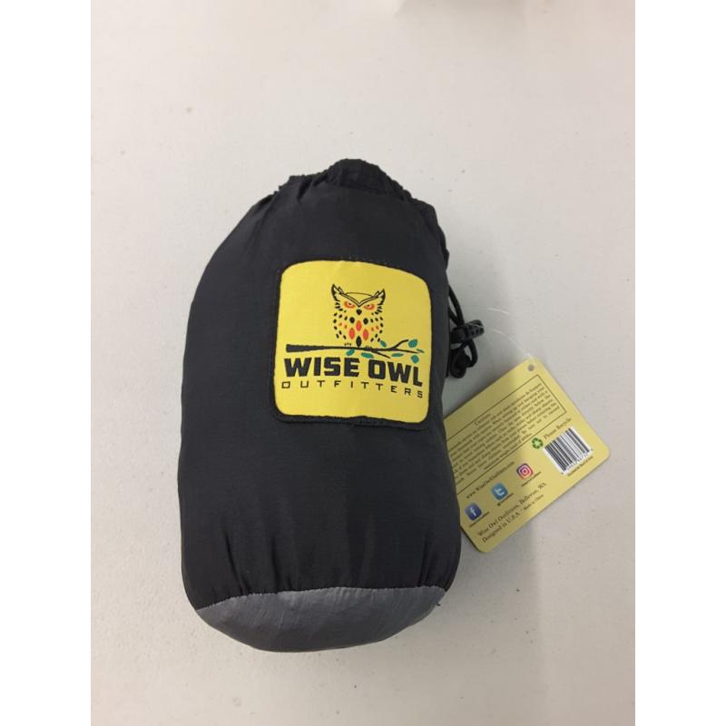 Wise Owl Outfitters Black and Grey Hammock