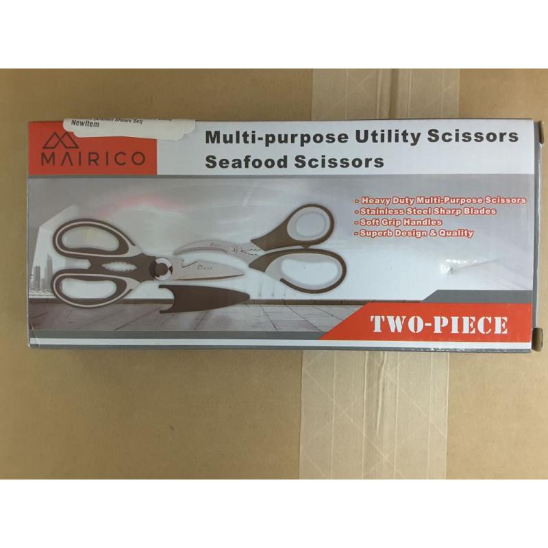 MAIRICO Multi-Purpose Utility Scissors & Seafood Scissors