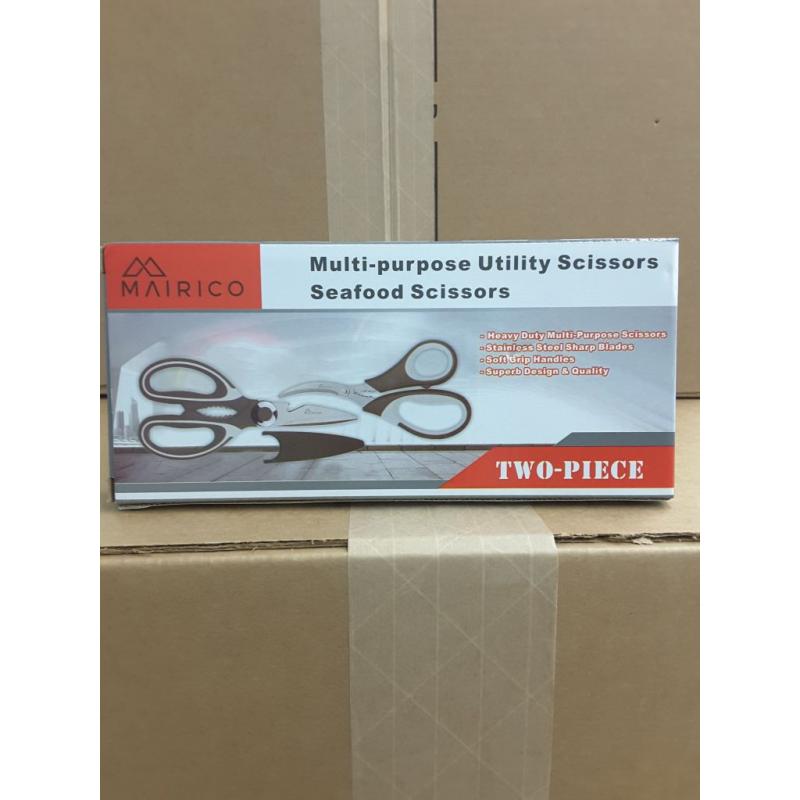 MAIRICO Multi-Purpose Utility Scissors & Seafood Scissors
