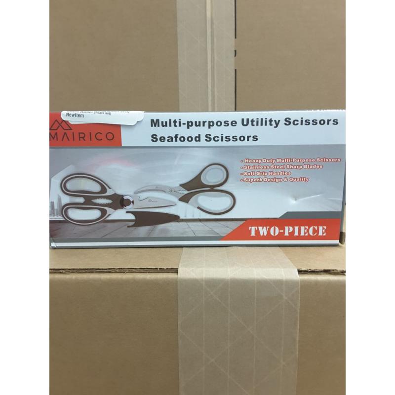 MAIRICO Multi-Purpose Utility Scissors & Seafood Scissors