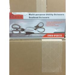 MAIRICO Multi-Purpose Utility Scissors & Seafood Scissors