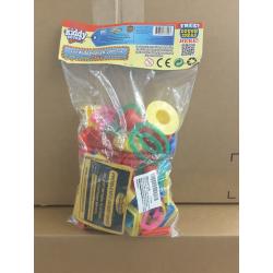 Kiddy Dough 42-Piece Play Dough Tool Kit & Clay Party Pack w/Letters and Numbers