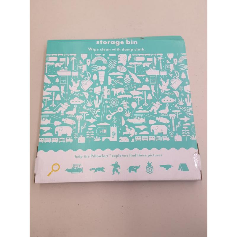 Pillowfort Butterfly Fabric Cube Toy Storage Bin