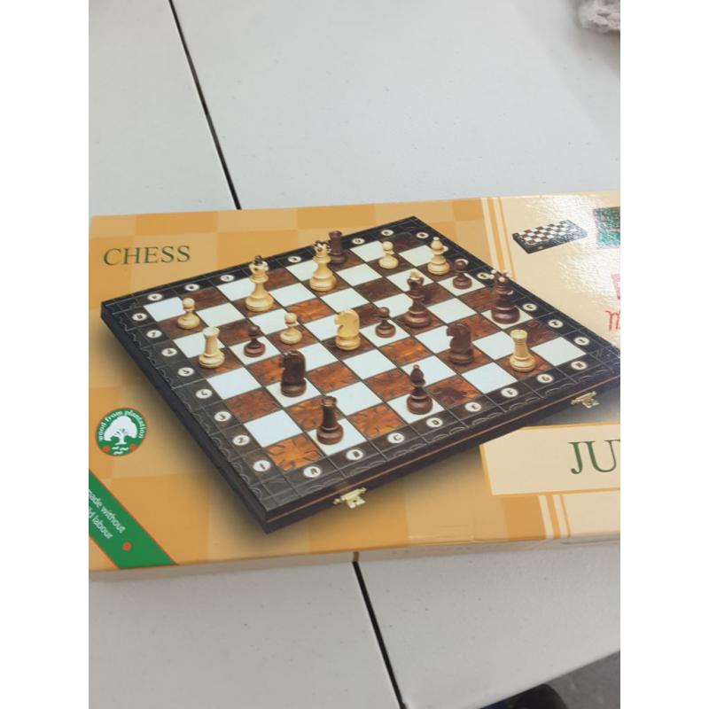 Wegiel Handmade Junior European International Chess Set