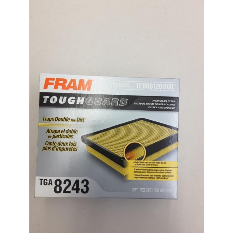 Fram TGA8243 Tough Guard Flexible Panel Air Filter for Ford, Mazda and Mercury Vehicles.