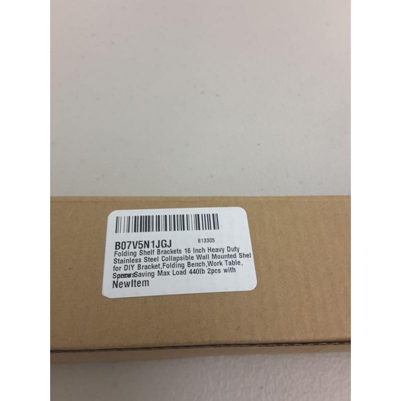 Dmsl 16 Folding Shelf Brackets, 2 Pack