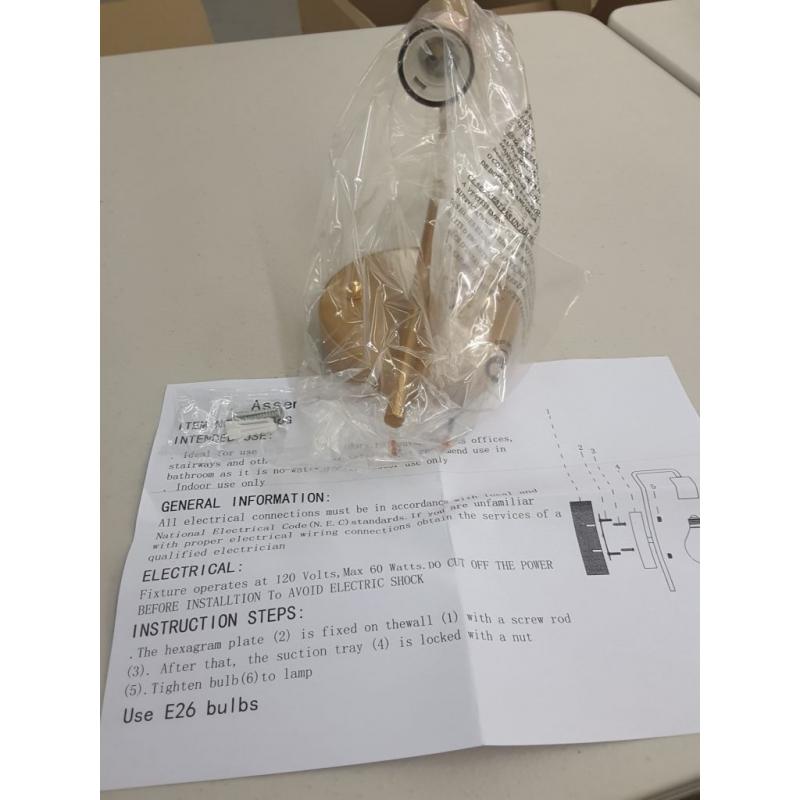 COTULIN Industrial Vintage 1-Light Metal Wall Sconce,