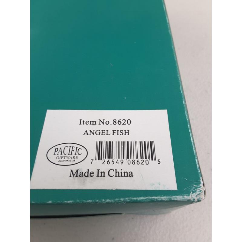 Angel Fish Magnetic Ceremic Salt and Pepper Shakers