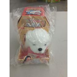 Electronic Puppy Interactive Plush Dog Walking and Barking pet Toy Birthday for Toddlers Girls Boys Kids - Bichon Frise