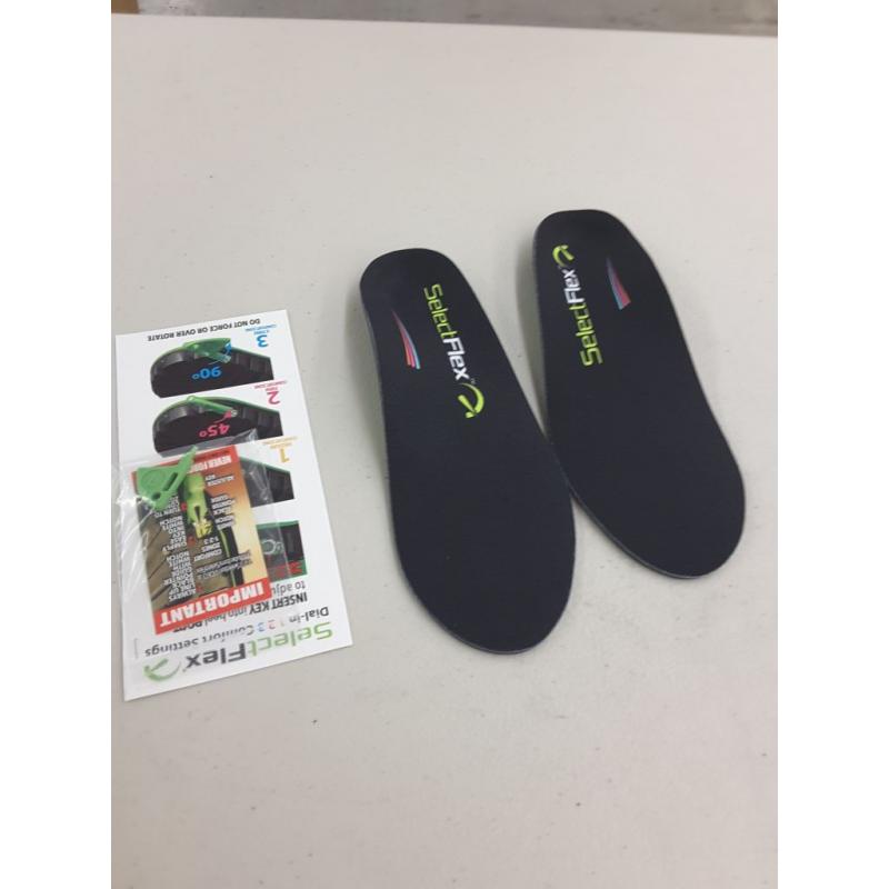 SelectFlex®Adjustable-Arch Orthotic Insole, Custom Arch Support: Plantar Fasciitis, Neuropathy, Flat Feet, Overpronation, Aching Feet, Foot Pain, Mortons Neuroma, Low Back Pain.Men/Women