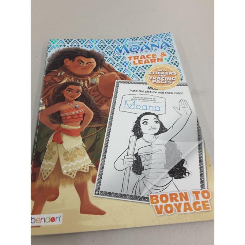 Bendon Trace & Learn Book Disney Moana