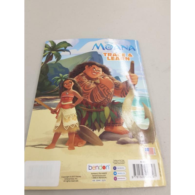 Bendon Trace & Learn Book Disney Moana