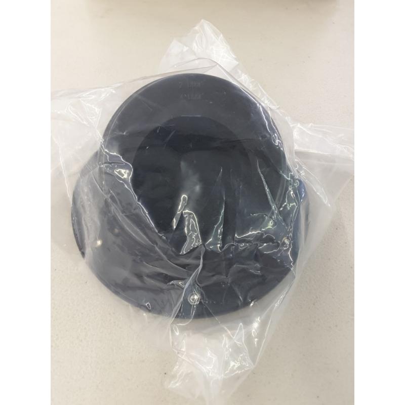 Icars Black Powder Coated Steel Gas Fuel Tank Gas Cap Cover