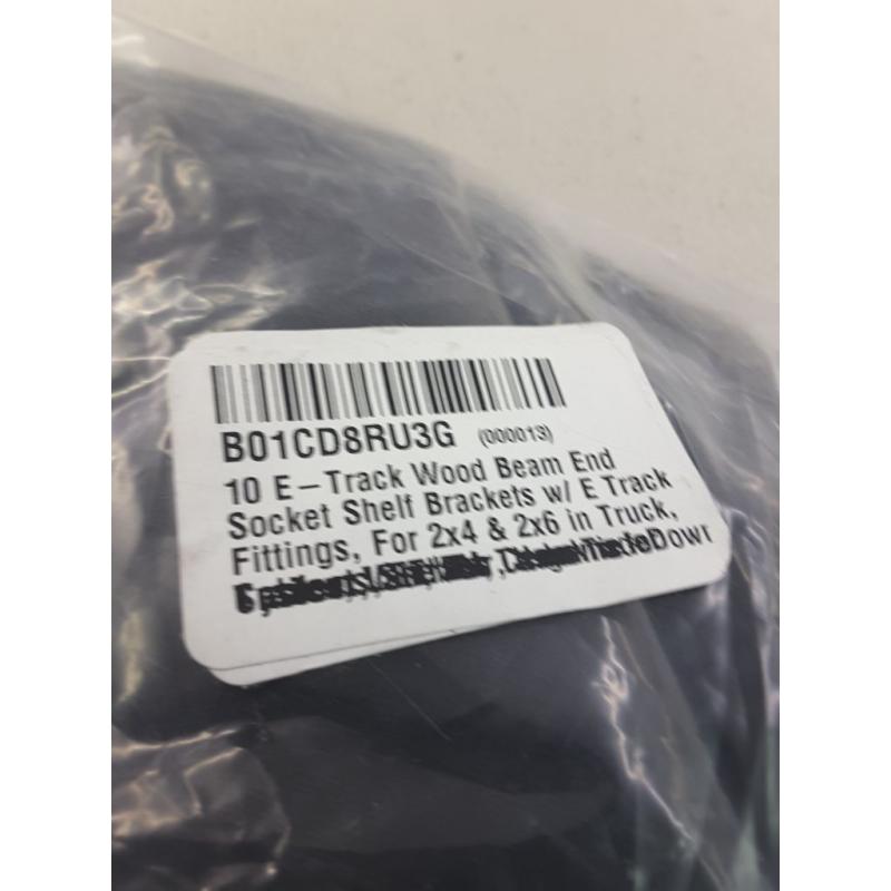 Track Wood Beam End Socket Shelf