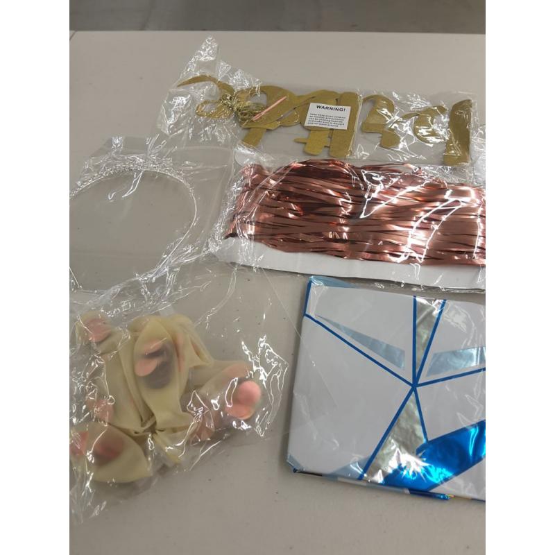 Bachelorette Party Decorations Kit, Rose Gold