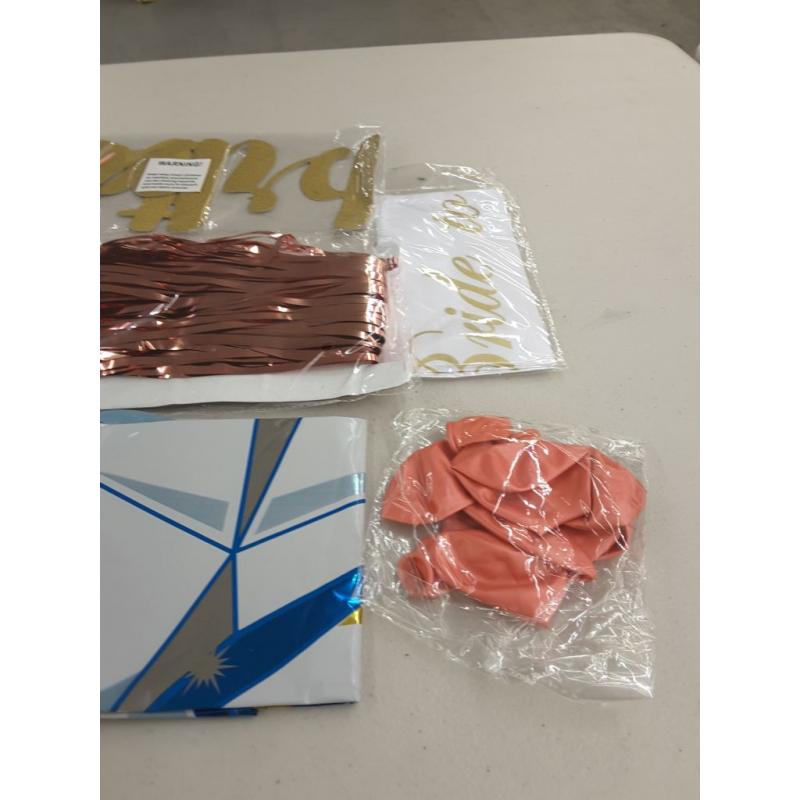 Bachelorette Party Decorations Kit, Rose Gold