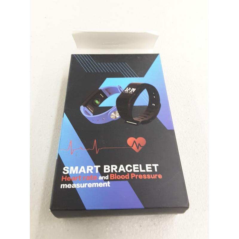 Bonniewan Fitness Tracker Smart Wristband With Pedometer Watch, Black