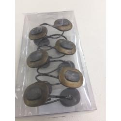Olivia Resin Shower Hooks