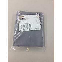 Barossa Waffle Weave Fabric Shower Curtain