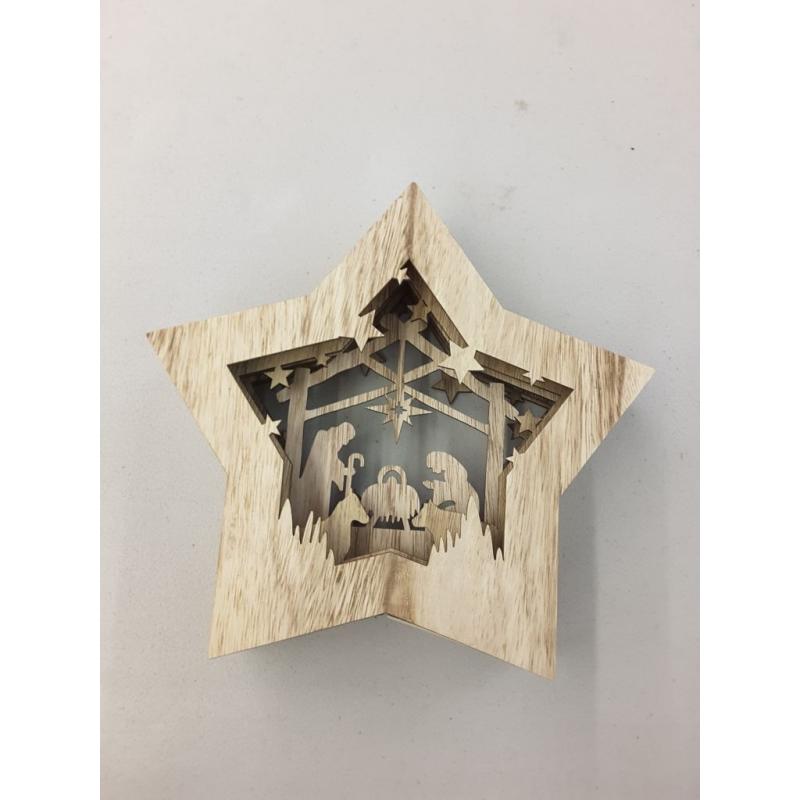 Clever Creations Star Shaped Nativity