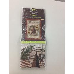 Briarwood Lane Preimum House Flag- Autumn Welcome Barnstar Garden Flag