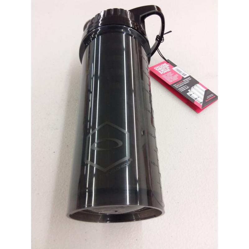 32 OuncesCyclone Cup - Shaker Bottle For Powder, Protein Shaker With Secure-Lock And Tight-Sealed Lid ForNo Leak Protection Black
