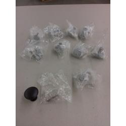 1.25 Diameter Cabinet Knobs, Oil Rubbed Bronze, 10- Pack - Birdrock Home Modern