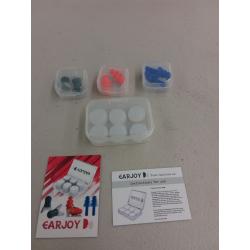 EarJoy Ear Plugs Noise Reduction, Silicone Base