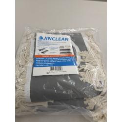 JINCLEAN 2 Pack of 24 Cotton Refills for Industrial Class Floor Dust Mop