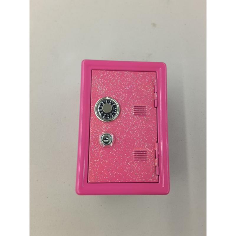 7 Glitter Locker Safe Bank - Pink