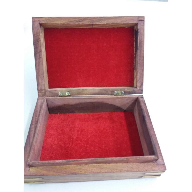 PRC Wooden Jewelry Box Trinket Holder