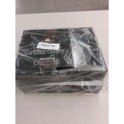 Flairware Extra Heavy Plastic Cutlery 100 Count, 2 Pack