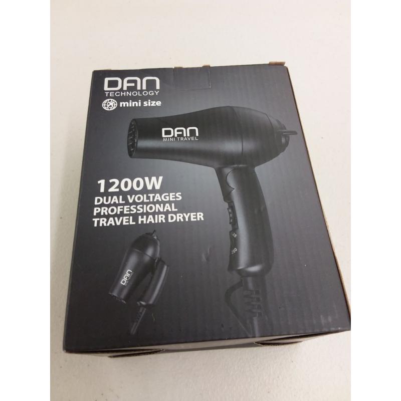 Dan Technology D29 1200w Mini Travel Hair Dryer With Diffuser