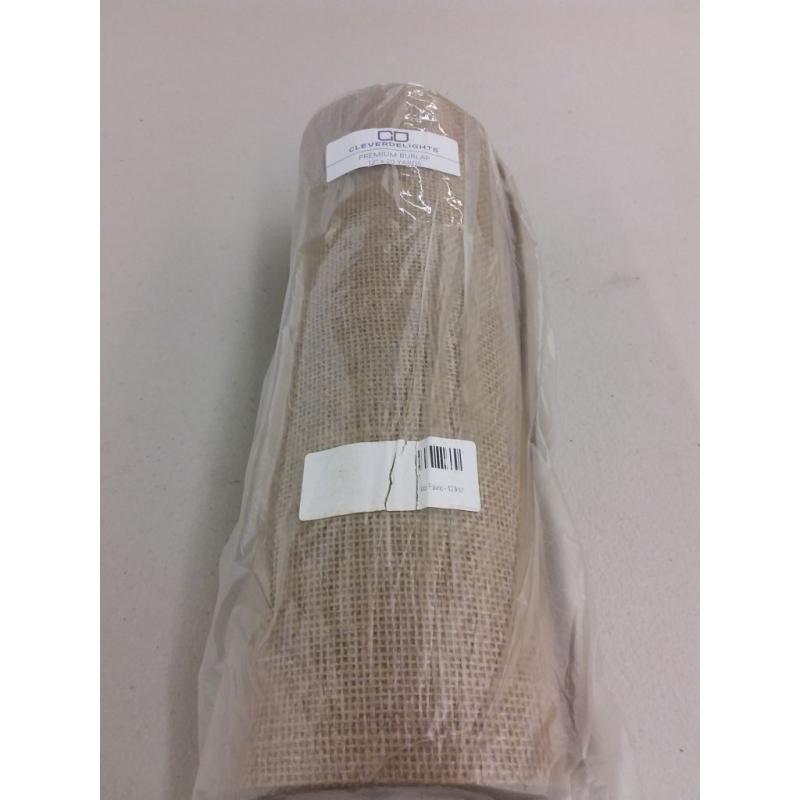 CleverDelights 12 Premium Burlap Roll