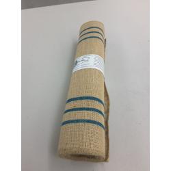 Rustic Farmhouse Stripe Burlap Jute Table Runners